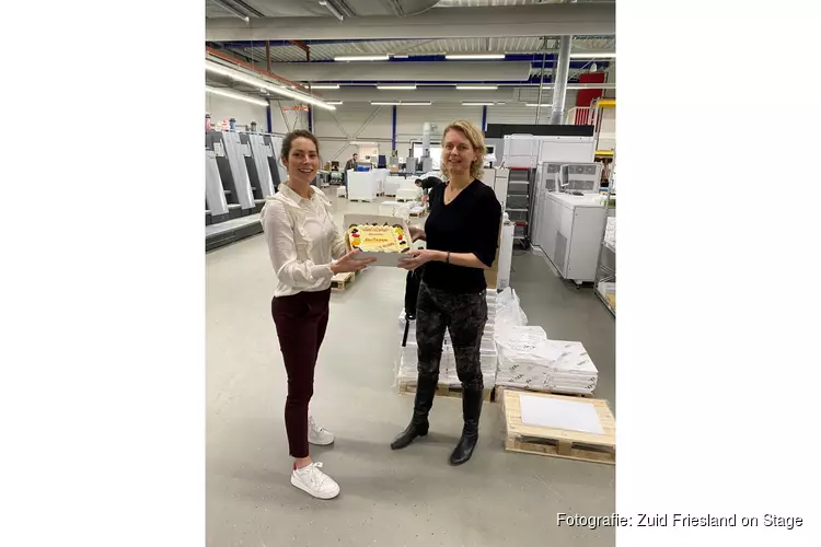 Zuid Friesland On Stage viert 200e deelnemer: Drukkerij Van der Eems