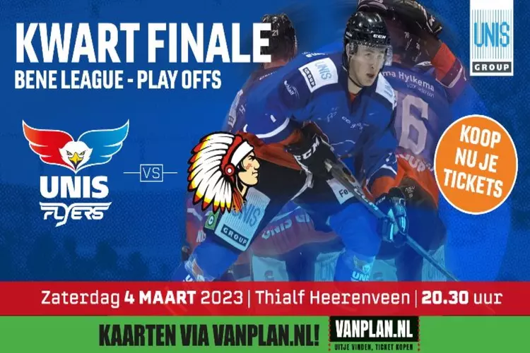 UNIS Flyers start playoffs BeNe-League tegen Chiefs Leuven