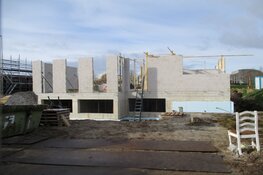 Bouw nieuwe woningen Regentesselaan in Heerenveen vordert