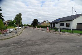 Wegwerkzaamheden Gaasterlandlaan de Monfertlaan Heerenveen vordert