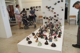 Kunstroute de Open Stal in Oldeberkoop trekt vele bezoekers