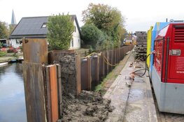 Werkzaamheden kade en Breedpad in Heerenveen vorderen flink