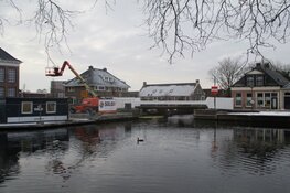 Herenwalster brug in Heerenveen afgesloten voor doorgaand verkeer