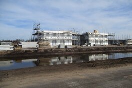 Bouw van 22 woningen wijk Skoatterwald in Heerenveen vordert