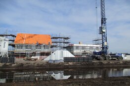 Bouw van 22 woningen wijk Skoatterwald in Heerenveen vordert