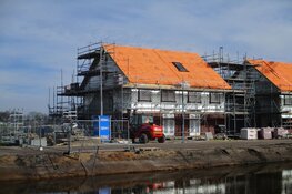 Bouw van 22 woningen wijk Skoatterwald in Heerenveen vordert