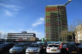 Bouw van woontoren in Heerenveen vordert gestaag