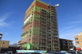 Bouw van woontoren in Heerenveen vordert gestaag