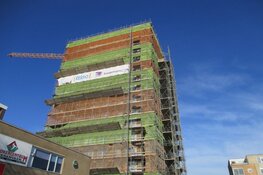 Bouw van woontoren in Heerenveen vordert gestaag