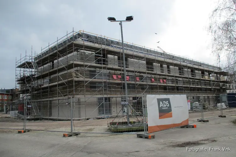Bouw van woonzorgcentrum Anna Schotanus in Heerenveen vordert