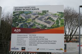 Bouw van woonzorgcentrum Anna Schotanus in Heerenveen vordert