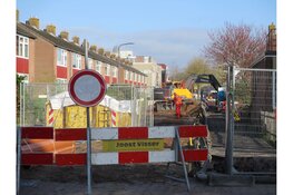 Van Oenema straat in Heerenveen gestremd voor het verkeer!