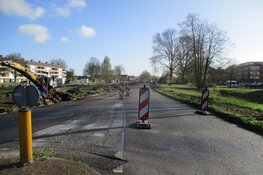 Oranje Nassaulaan Heerenveen afgesloten voor het verkeer