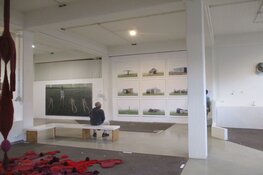 Kunstroute de Open stal in Oldeberkoop trekt de nodige bezoekers