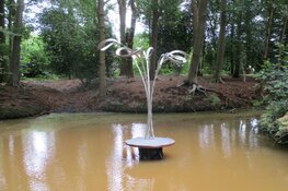 Kunstroute de Open stal in Oldeberkoop trekt de nodige bezoekers