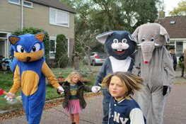 Mascotte parade Nieuwehorne succesvol verlopen