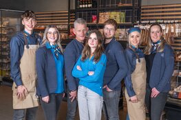 Welkom bij opening nieuwe Albert Heijn Brouwer Nieuwehorne