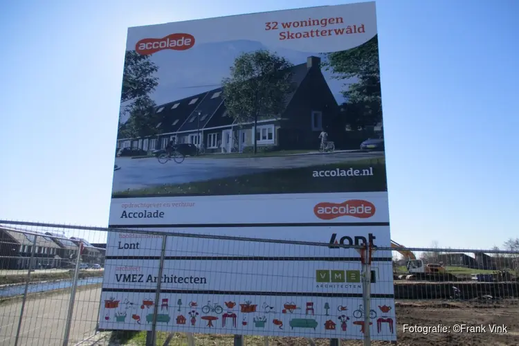 Nieuwbouw van 32 woningen in wijk Skoatterwald van start gegaan