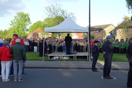 Herdenking 4 mei in Heerenveen druk bezocht