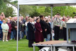 Herdenking 4 mei in Heerenveen druk bezocht
