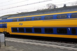 Proef met treinstop bij station Heerenveen IJsstadion tijdens schaatsevenementen
