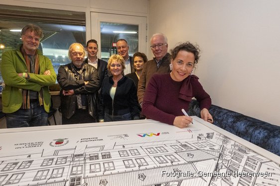 Ondertekening Cultuurhuis geeft impuls aan bruisend cultuurhart van Heerenveen