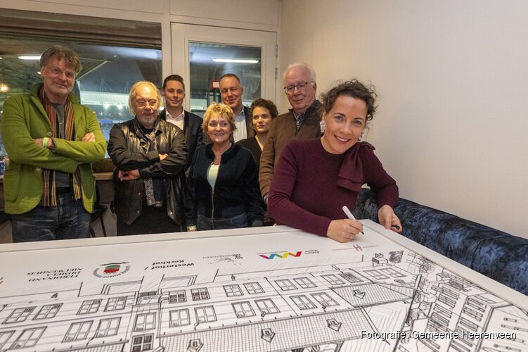 Ondertekening Cultuurhuis geeft impuls aan bruisend cultuurhart van Heerenveen