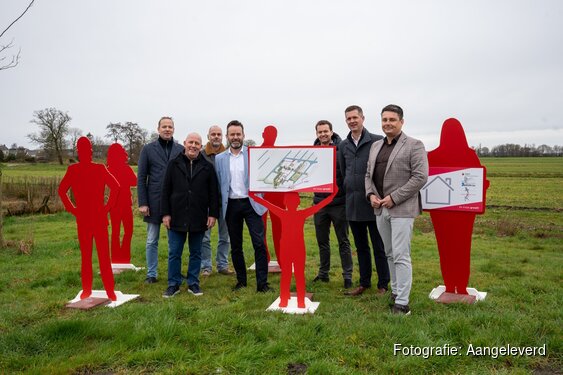 Startsein voor nieuwe woonbuurt in De Knipe met 85 woningen