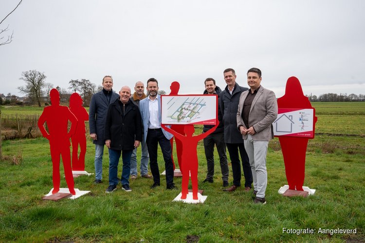 Startsein voor nieuwe woonbuurt in De Knipe met 85 woningen