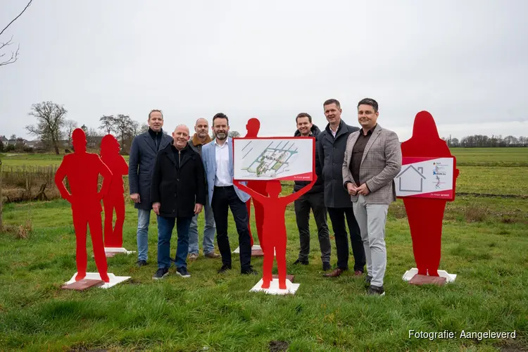 Startsein voor nieuwe woonbuurt in De Knipe met 85 woningen