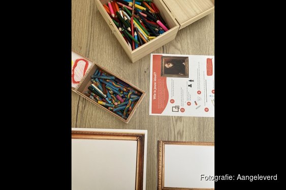 ‘Maak een portret van jouw idool’, kinderactiviteit in de meivakantie in Museum Heerenveen