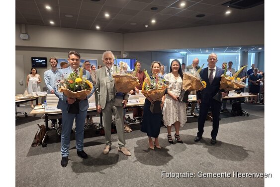 Gemeenteraad stelt bestuursakkoord vast en benoemt nieuw college
