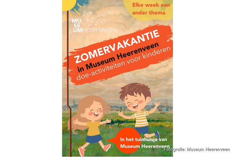 Zomer activiteiten voor kinderen in Museum Heerenveen van 4 juli t/m 30 augustus 2026