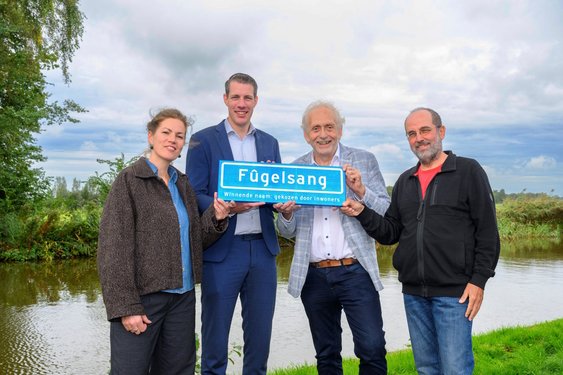 Fûgelsang wordt de naam van de nieuwe woonwijk aan de westzijde van Heerenveen