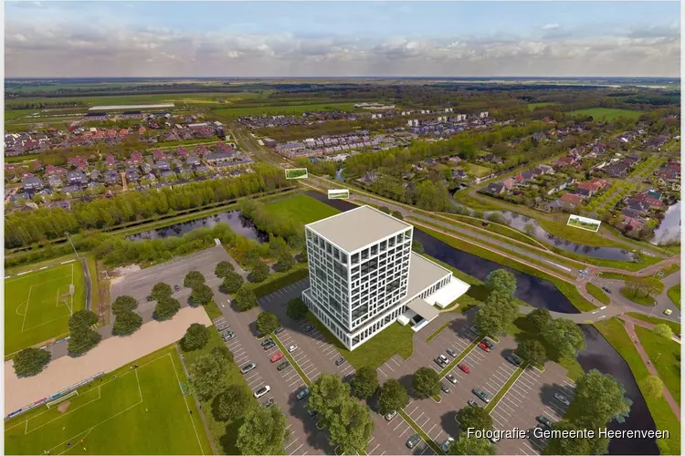 Presentatie schets voor Van der Valkhotel in Heerenveen