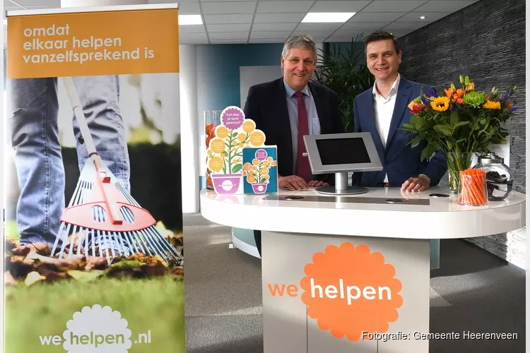 WeHelpen balie bij bankwinkel Rabobank Heerenveen