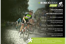 Kom naar de start van de BinckBank Tour