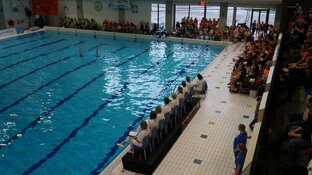 NK Senioren en Masters synchroonzwemmen druk bezocht