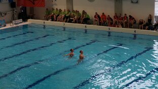 NK Senioren en Masters synchroonzwemmen druk bezocht