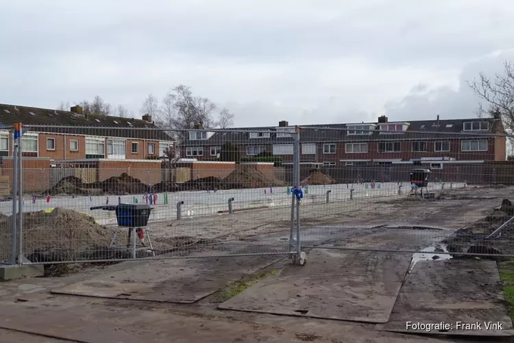 Bouw woningen wijk Heerenveen Midden vordert
