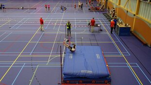Veel deelnemers bij Indoor atletiek Sportstad Heerenveen
