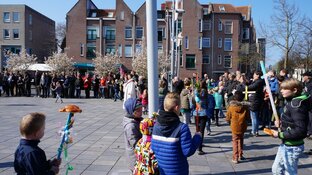 Palmpasen optocht Heerenveen succesvol verlopen