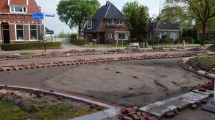 Kruispunt bij de Knipe gestremd door wegwerkwerkzaamheden!