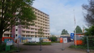 Sloop laatste flatgebouw Heerenhage vordert!
