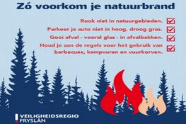 Grotere kans op natuurbrand: wees extra alert!
