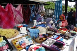 Turfstekers- en seniorenmarkt druk bezocht