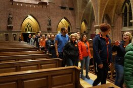 Nightwalk 2 the Koemarkt Heerenveen trekt veel deelnemers