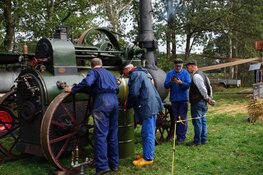 Drukte op het Flaeijelfeest in Nieuwehorne
