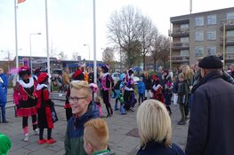 Sinterklaas intocht wijk De Greiden in Heerenveen trekt veel publiek