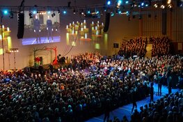 Kerstnachtviering 'Sportstad Heerenveen' trekt veel publiek